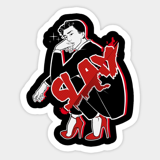 SLAY Sticker by KazundeNoir